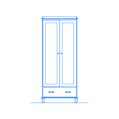 Furniture Armoires Wardrobes Ikea Tyssedal Wardrobe Vinyl Cutting Svg File, Free Vectors File
